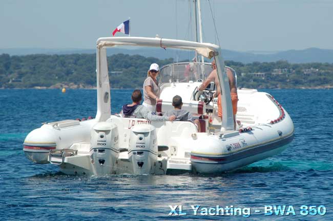 Location de bateau à Giens pour Porquerolles BWA 850